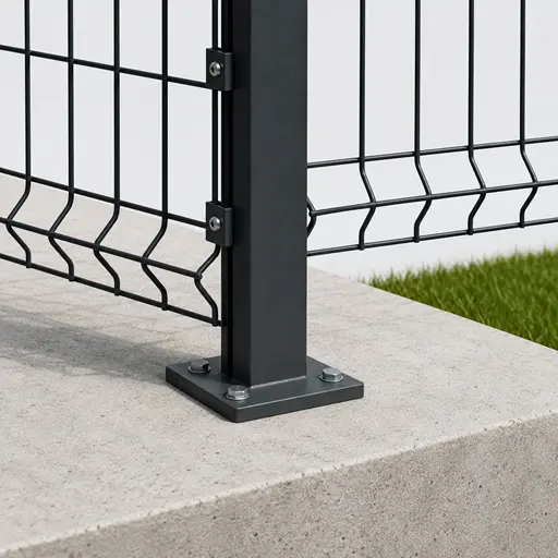 Sur une dalle béton