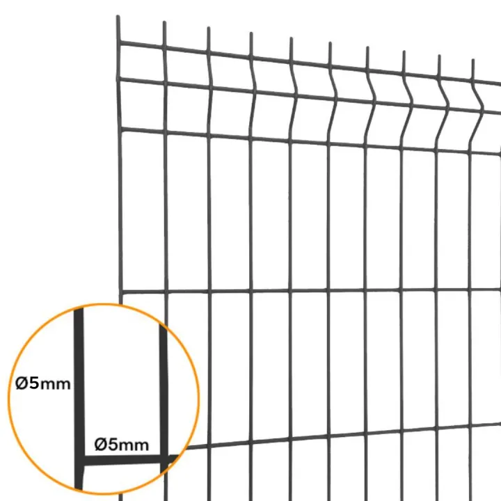 Panneau de grillage rigide premium Pro Max 5MM